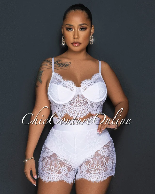 essien-white-lace-bustier-shorts-set