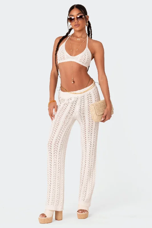 Hazel Crochet Pants