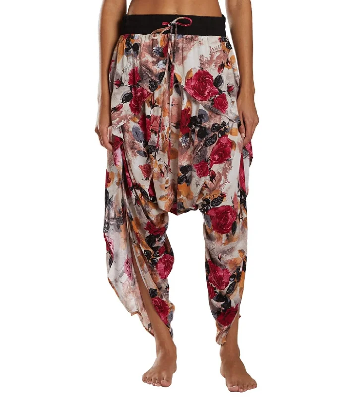 Buddha Pants Flap Harem Pants Pink Kira