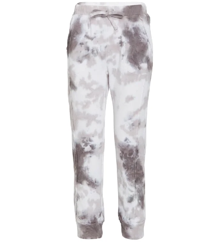 Free People Work It Out Tie Dye Joggers Black Combo