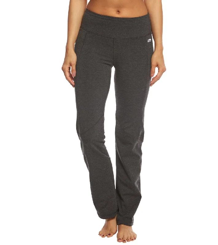 Marika Ultimate Slimming Cotton Yoga Pants Heather Charcoal