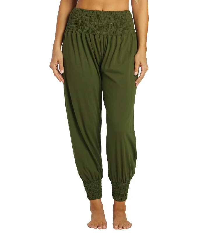 Yak & Yeti Indian Harem Joggers Green