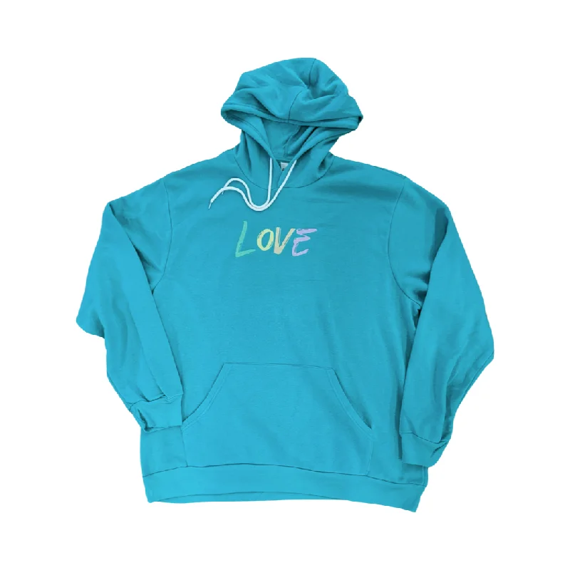 Love Embroidery Giant Hoodie