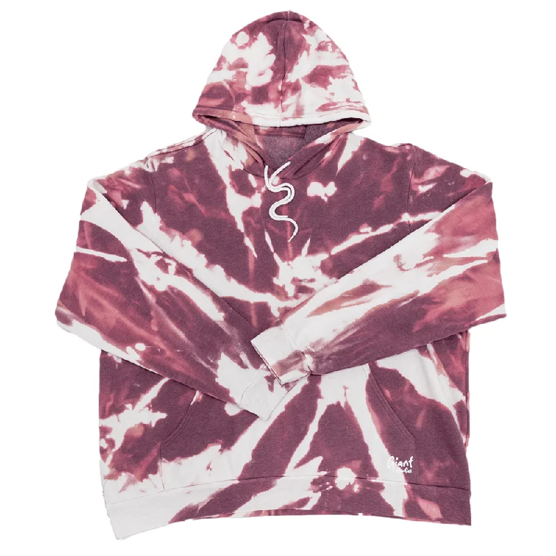 Maroon Bleach Giant Hoodie