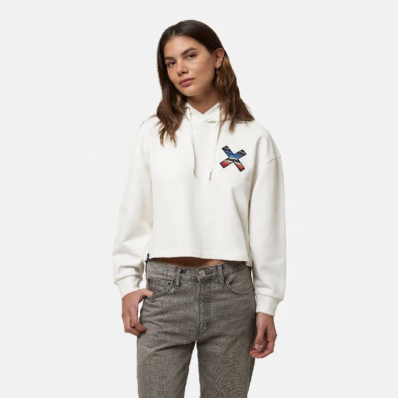 HOODIE MUJER CLASSIC BLANCO ROTO