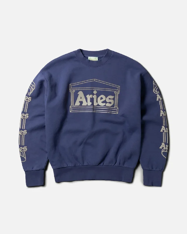 Reflective Column Sweatshirt - Navy