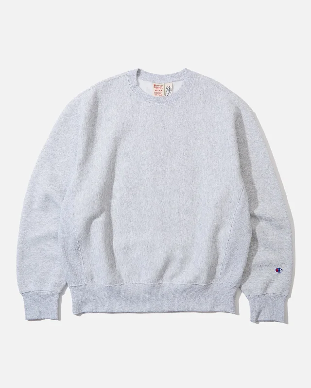 Reverse Weave Crewneck - Grey