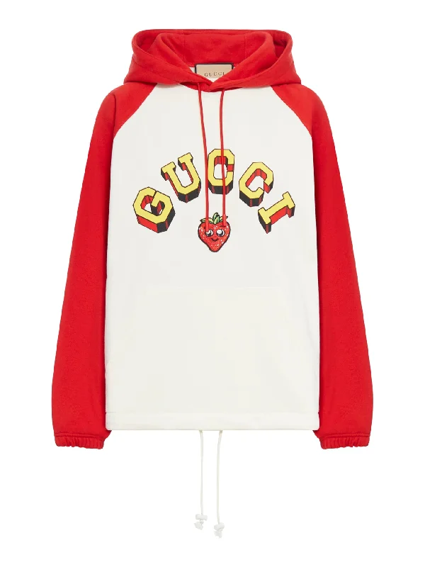 COTTON JERSEY HOODED SWEATSHIRT