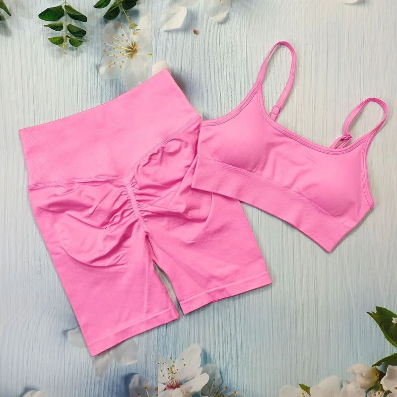 2Pcs Pink / L (65-75KG)