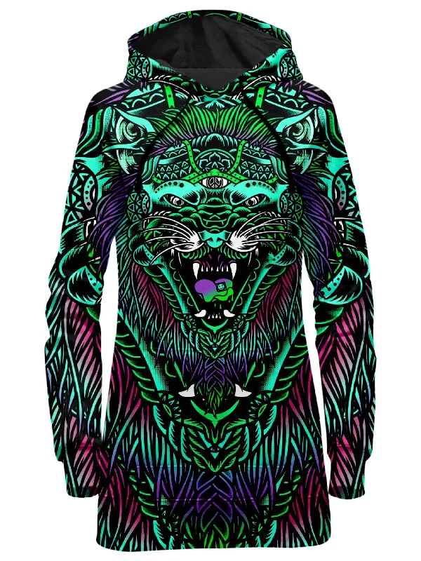 Acid Tiger Hoodie Dress