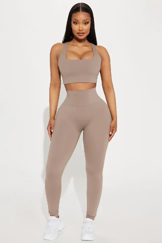 All The Gains Active Legging - Taupe