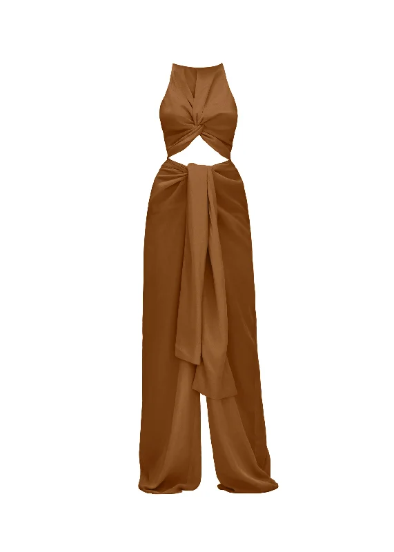 AMINATA BRASS JUMPSUIT