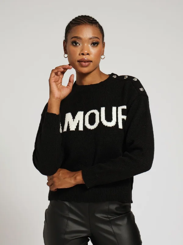 Amour Pullover - Black