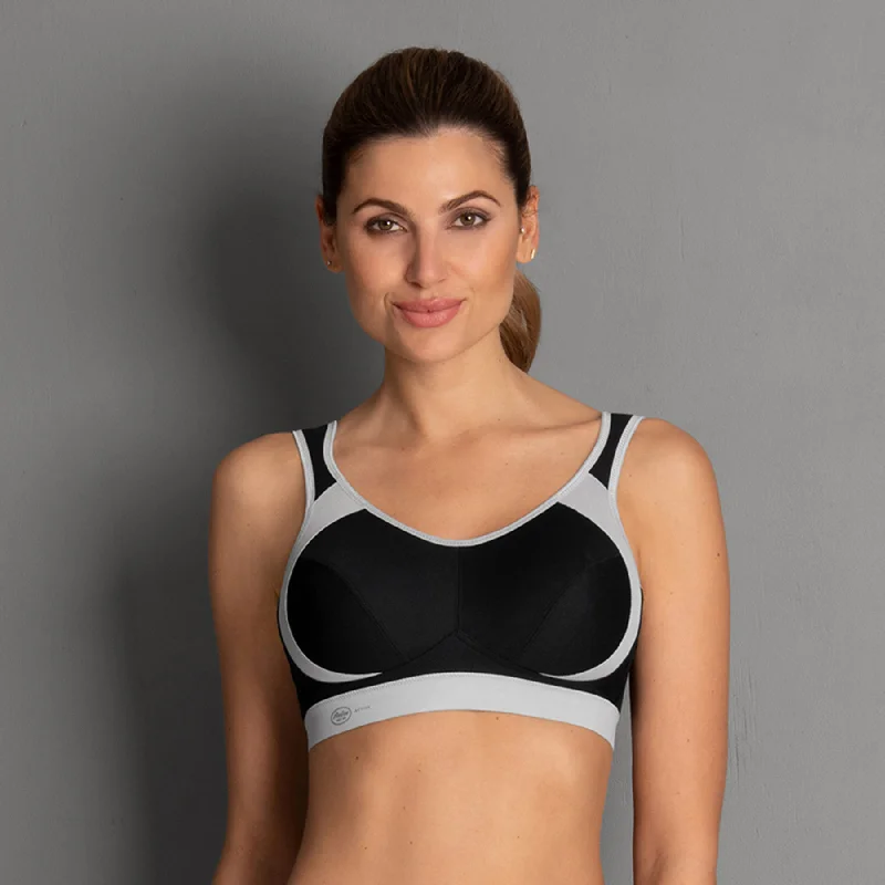 Anita Extreme Control Sports Bra 5527 Black/Grey