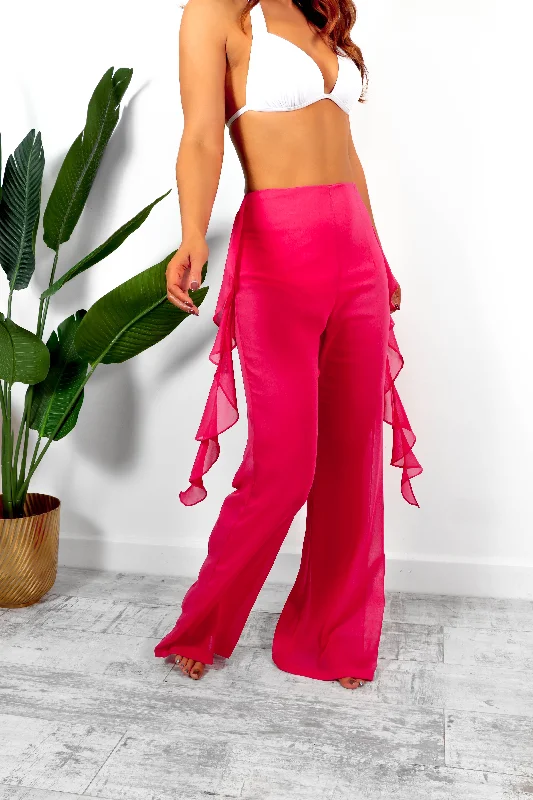 are-we-sheer-fuchsia-ruffle-detail-sheer-trousers