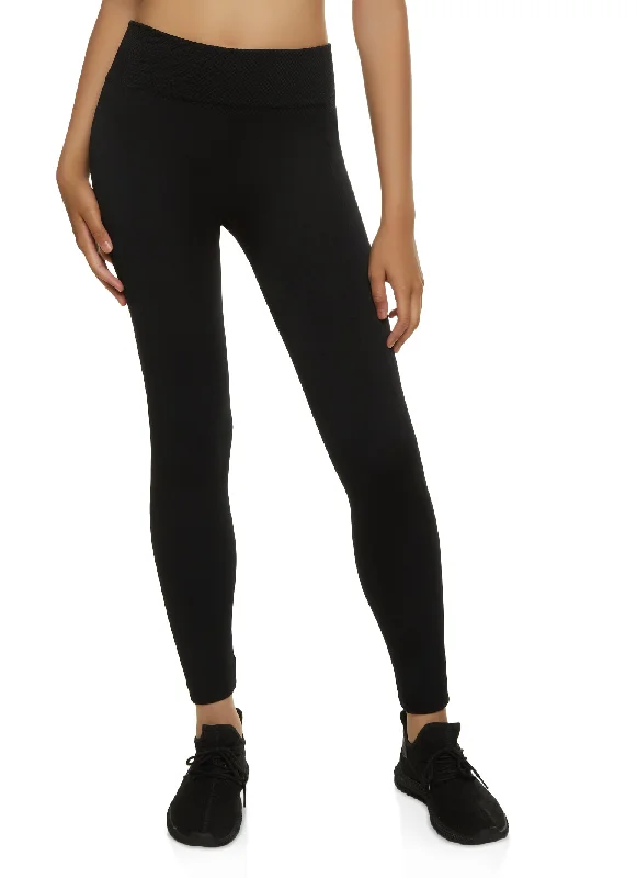 Basic Fleece Seamless Leggings