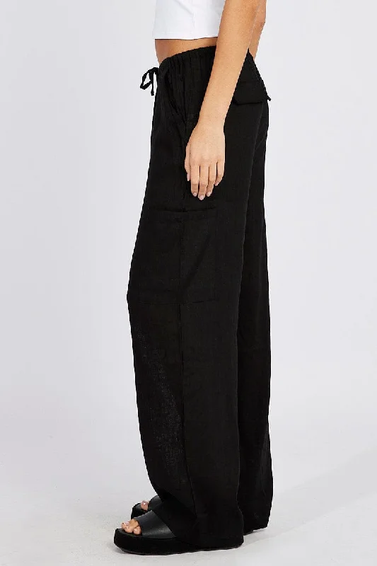 black-wide-leg-pants-mid-rise-linen-blend-bt3673-47p-1