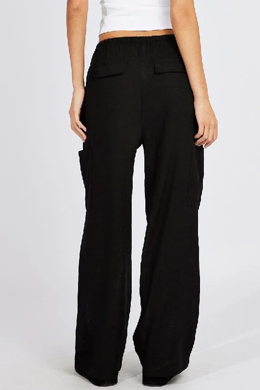 black-wide-leg-pants-mid-rise-linen-blend-bt3673-47p-1