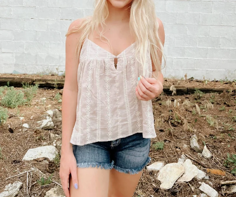 Breezy Bay Tank In Pale Blush