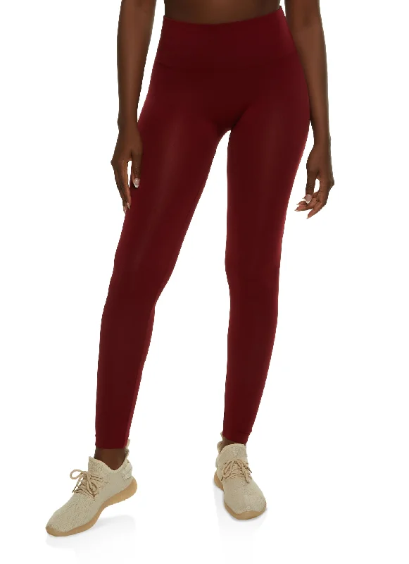 Solid Seamless High Rise Leggings