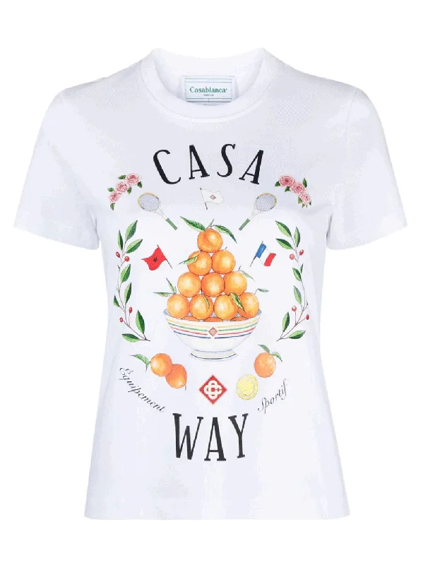 Casa Way Printed Fitted T-Shirt