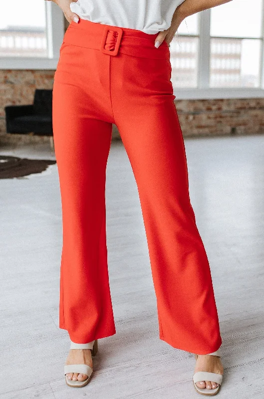 Clancy Belted Straight Pants