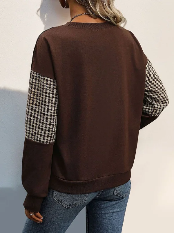 color-block-round-neck-long-sleeve-sweatshirt