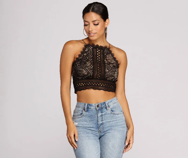 Crochet Queen Crop Top