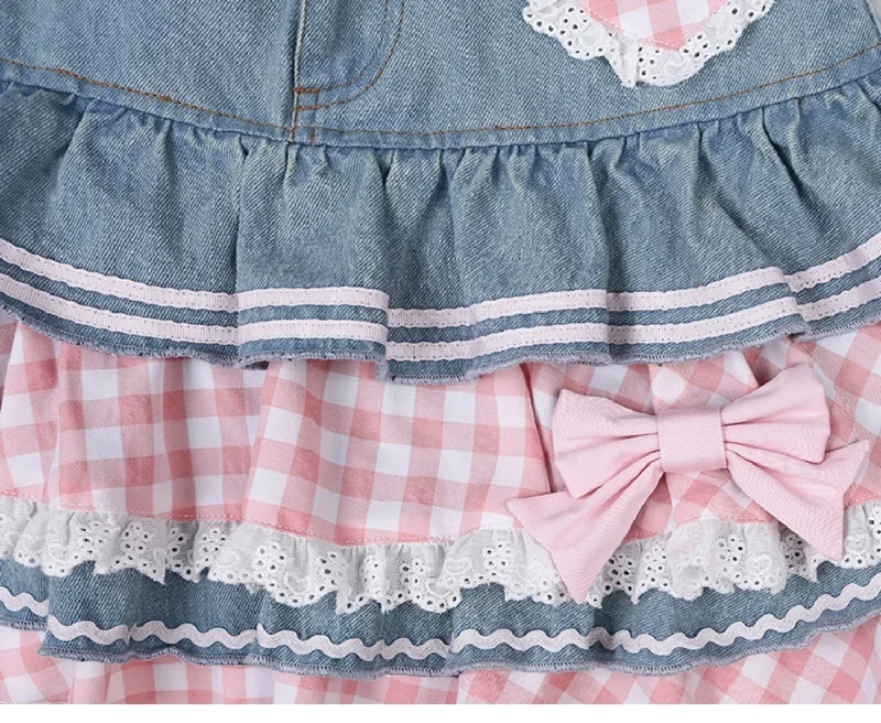 cute-blue-half-skirt-with-butterfly-bow-and-plaid