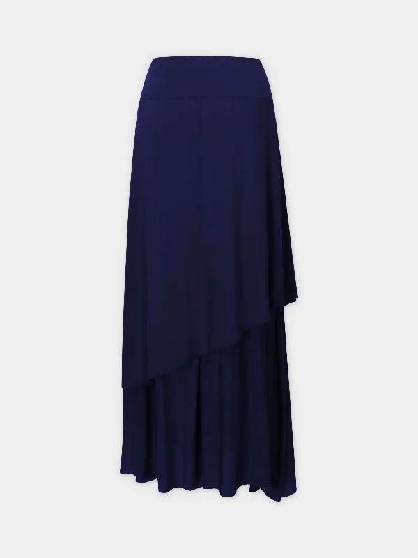 double-layer-skirt-navy