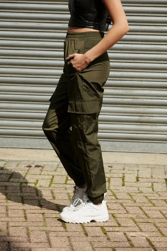 double-second-khaki-cargo-trousers