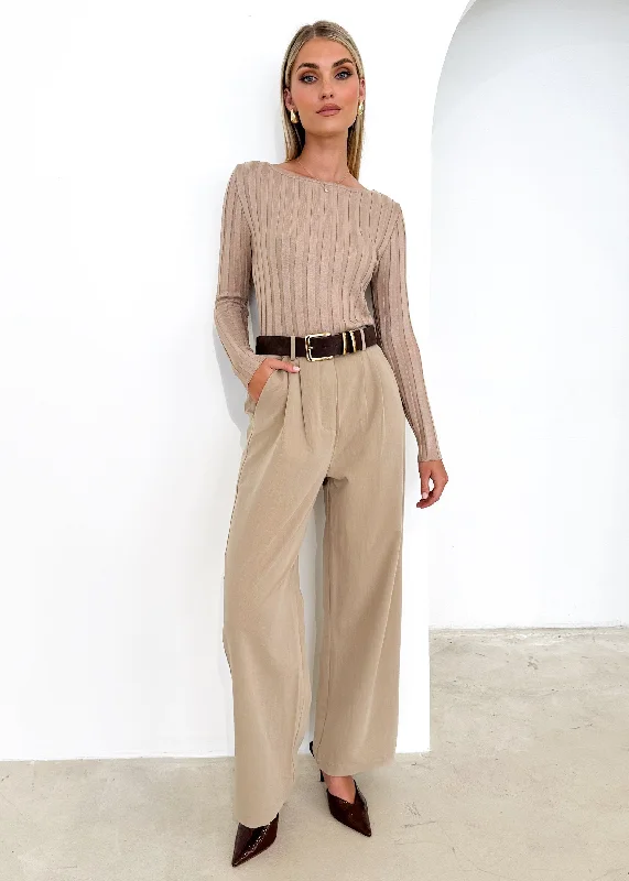 Elara Pants - Camel