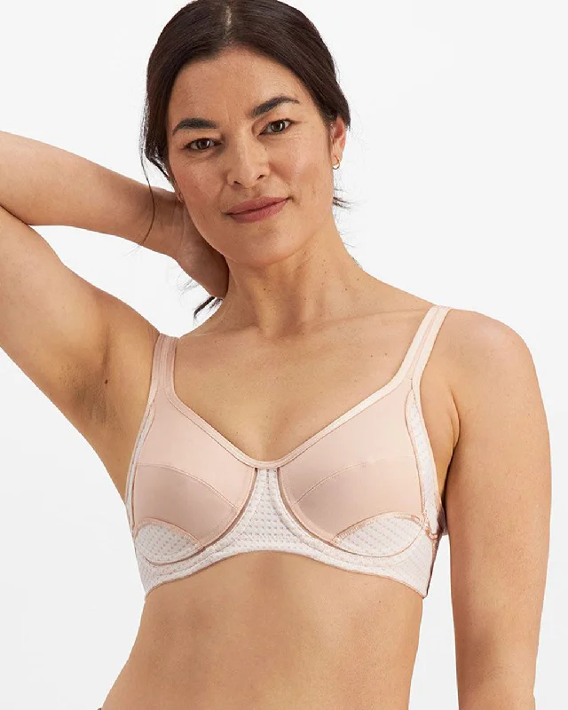 ELECTRIFY NUDE GLOW UW SPORTS BRA