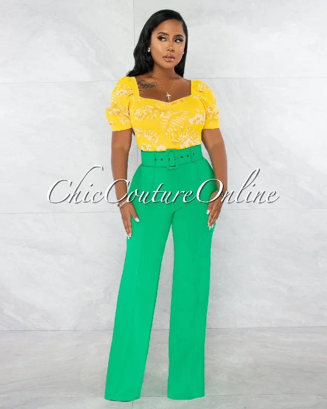 faina-kelly-green-belt-high-waist-palazzo-pants