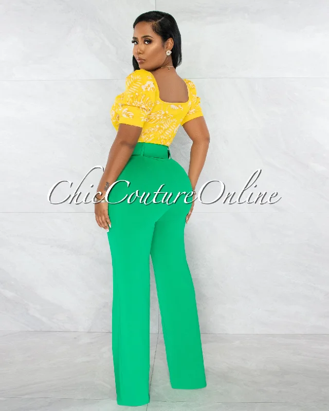 faina-kelly-green-belt-high-waist-palazzo-pants