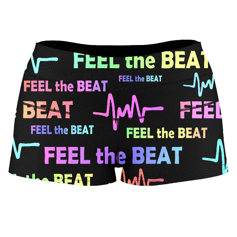 Feel the Beat High-Waisted Women's Shorts