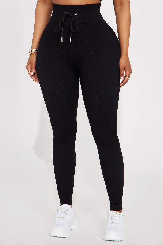 Feel The Burn Active Legging - Black