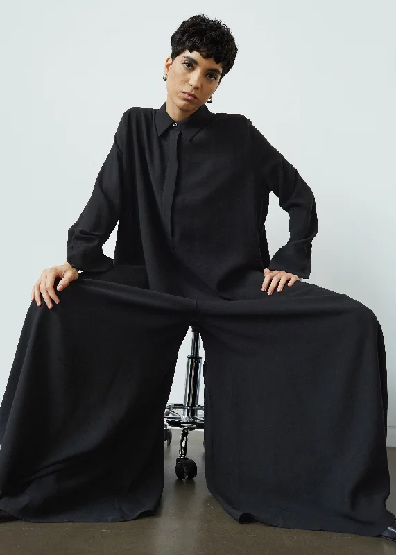 Gatsby Oversized Jumpsuit - Black