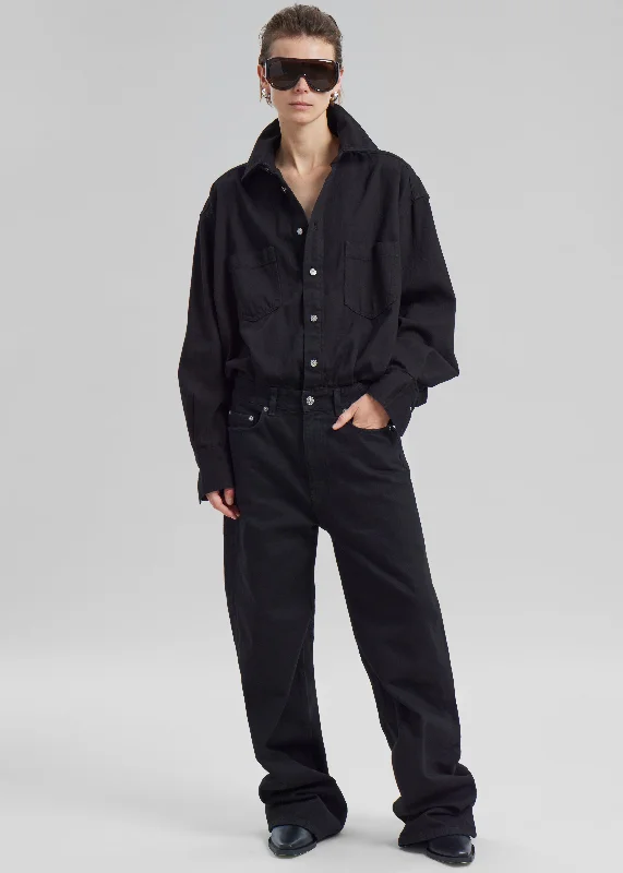 Haikure Tilda Jumpsuit - Black Stone