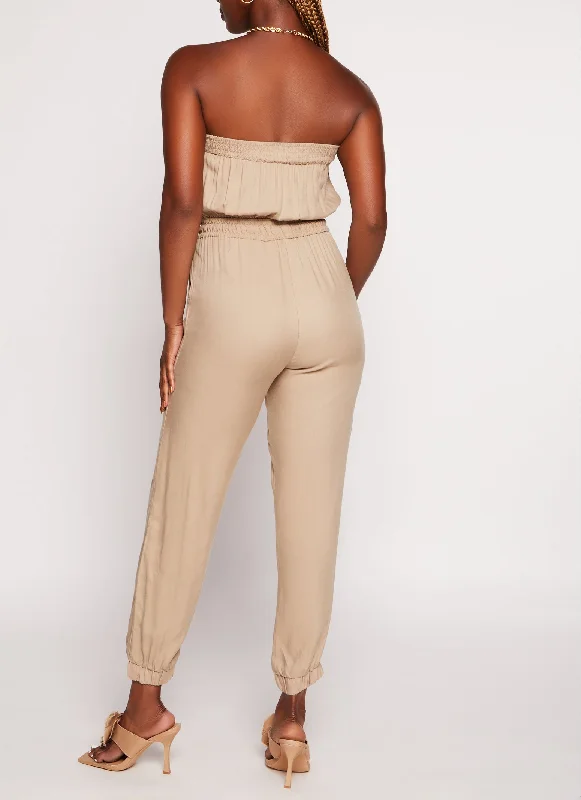 khaki-strapless-smocked-pocket-jumpsuit-0045038345330