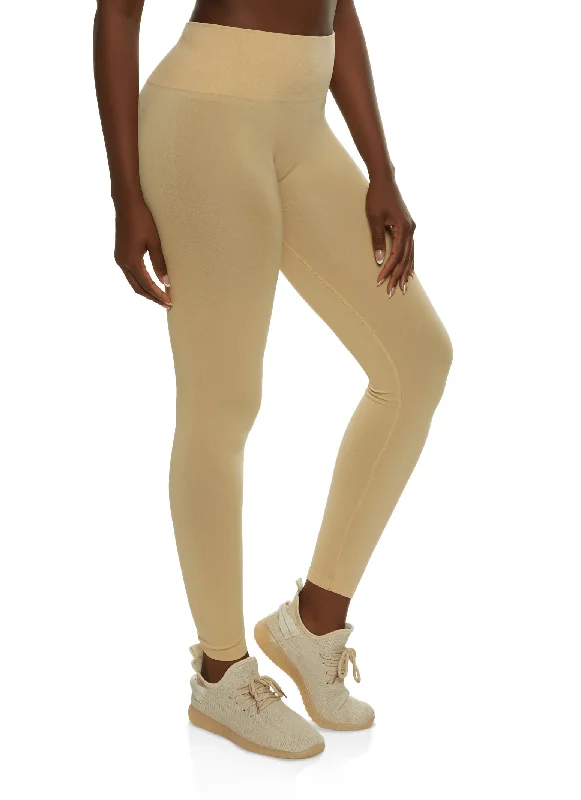 Waistband High Rise Seamless Leggings