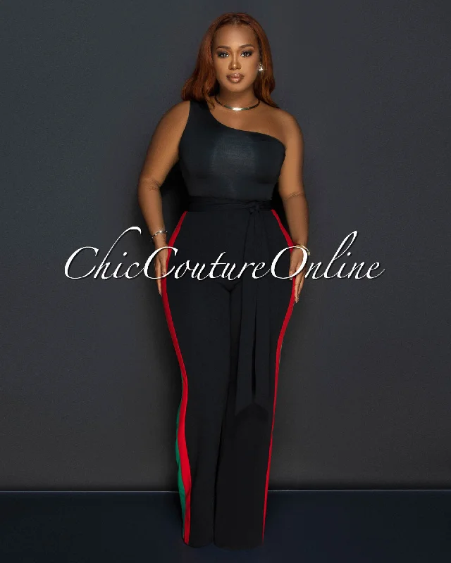 lia-black-red-green-stripes-single-shoulder-jumpsuit