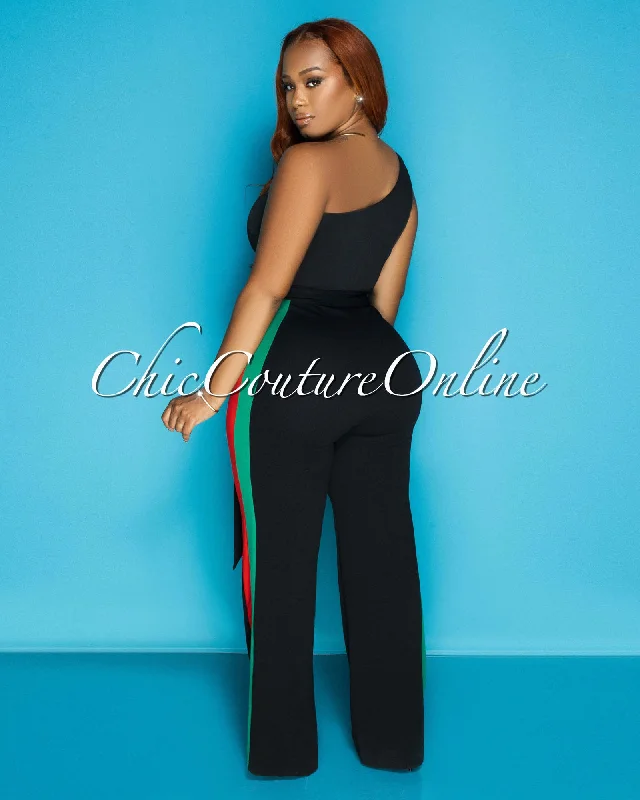 lia-black-red-green-stripes-single-shoulder-jumpsuit