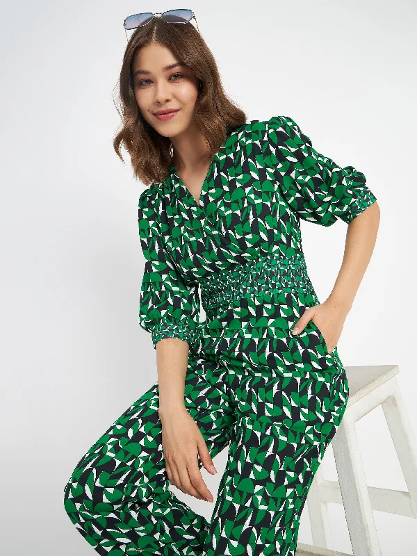 Madame Green Jump Suits