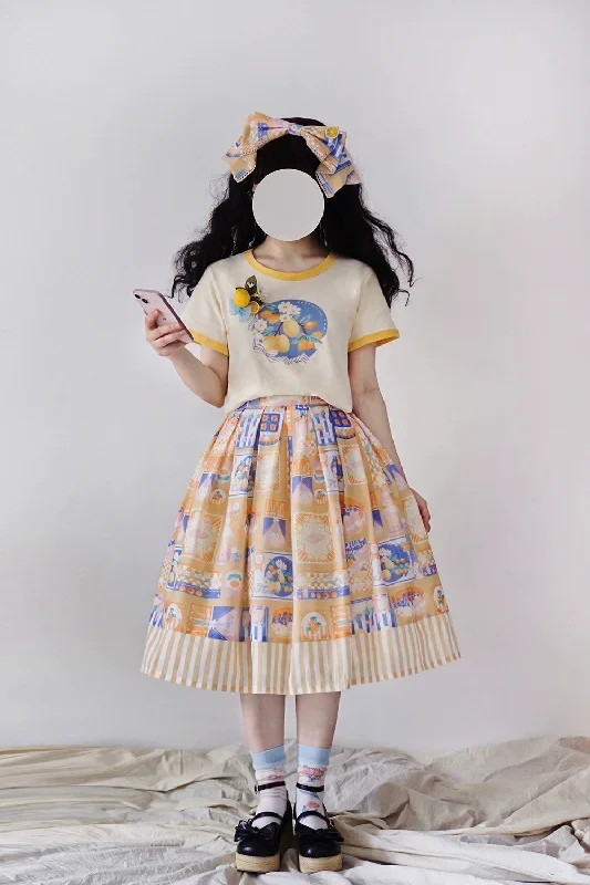 miss-pointkawaii-lolita-lemon-print-skirt-customized