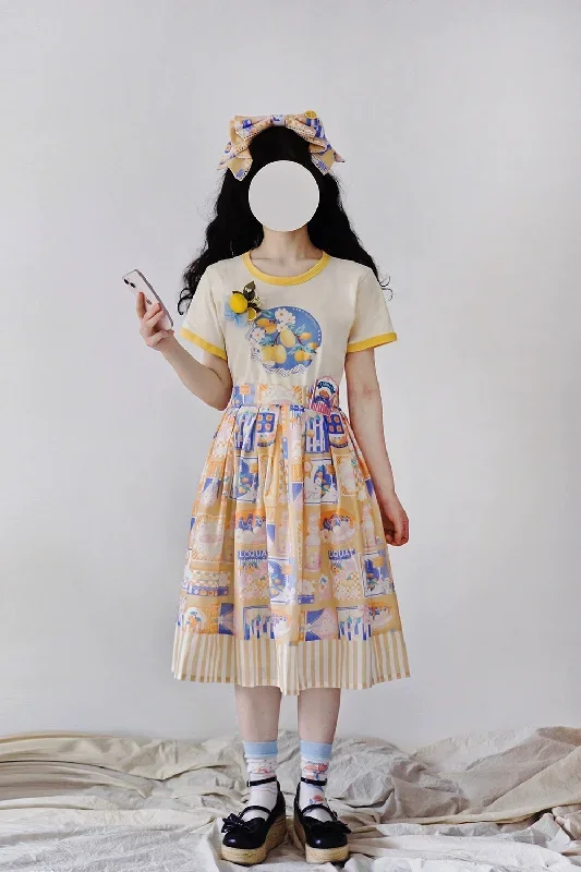 miss-pointkawaii-lolita-lemon-print-skirt-customized