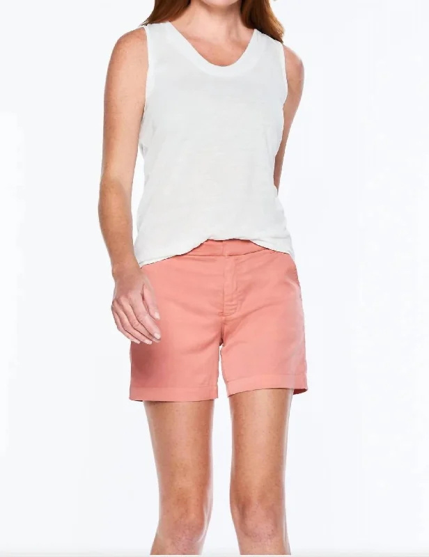 Mitchell Chino Short In Salmon