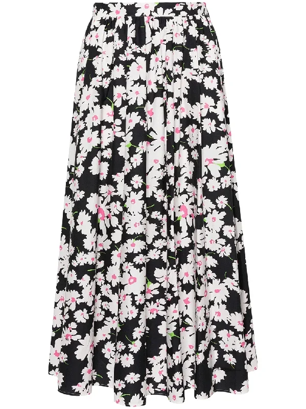 Daisy Print Maxi Skirt