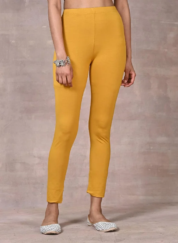 Mustard Plain Tight