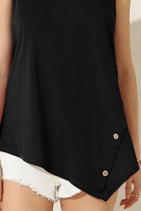 ninexis-round-neck-button-side-tank